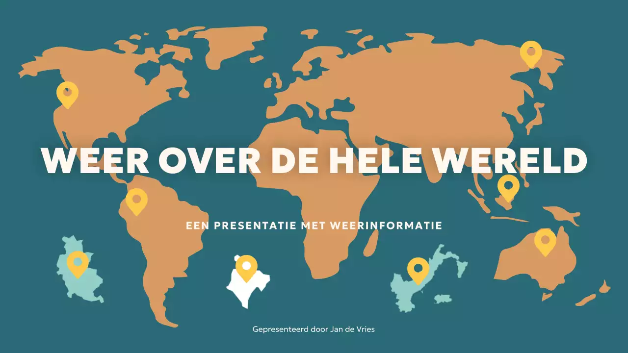 Teal Modern Weather-presentatie