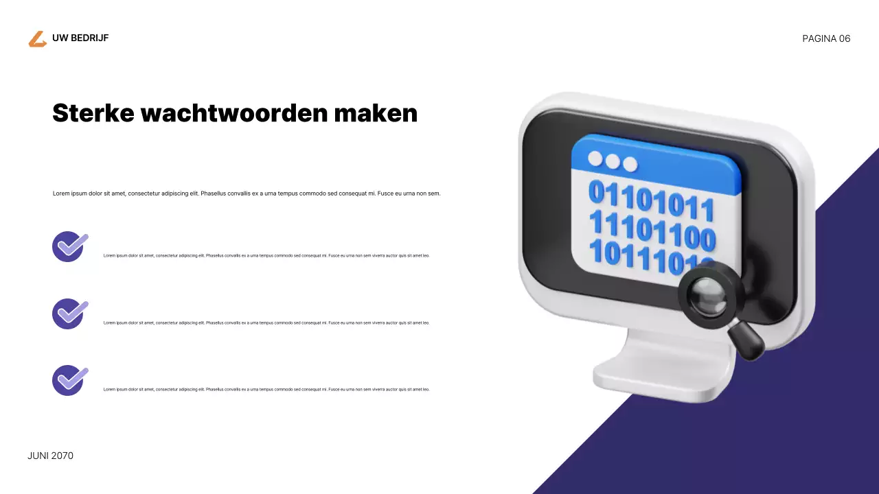 Presentatie van de Purple Modern Internet Guide