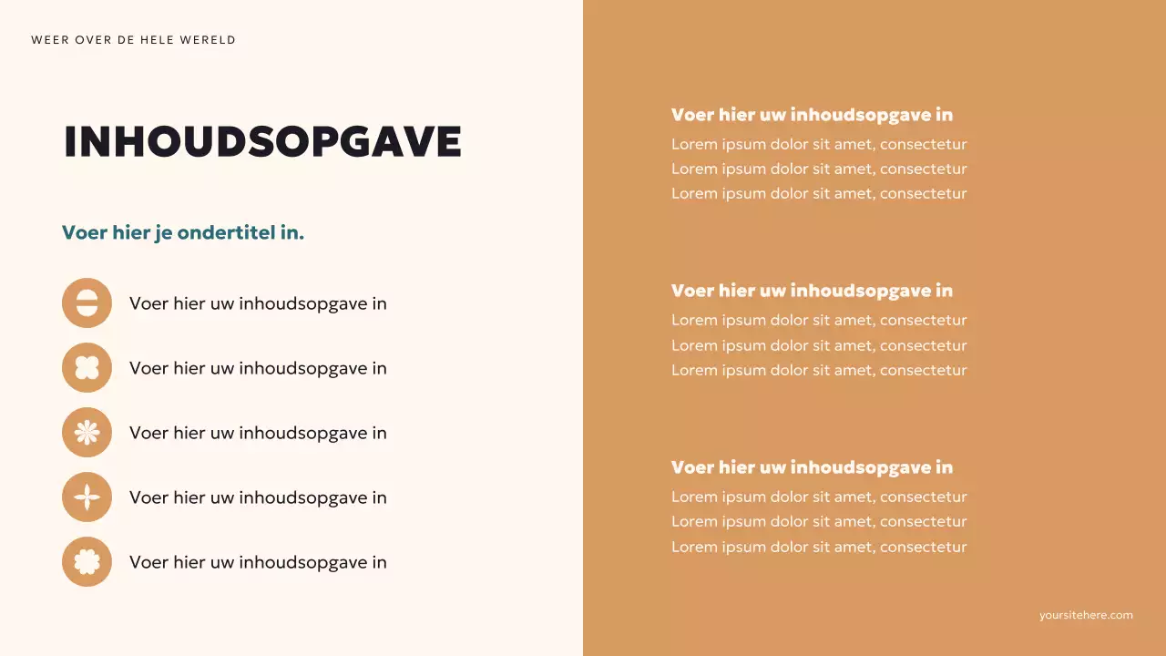 Teal Modern Weather-presentatie