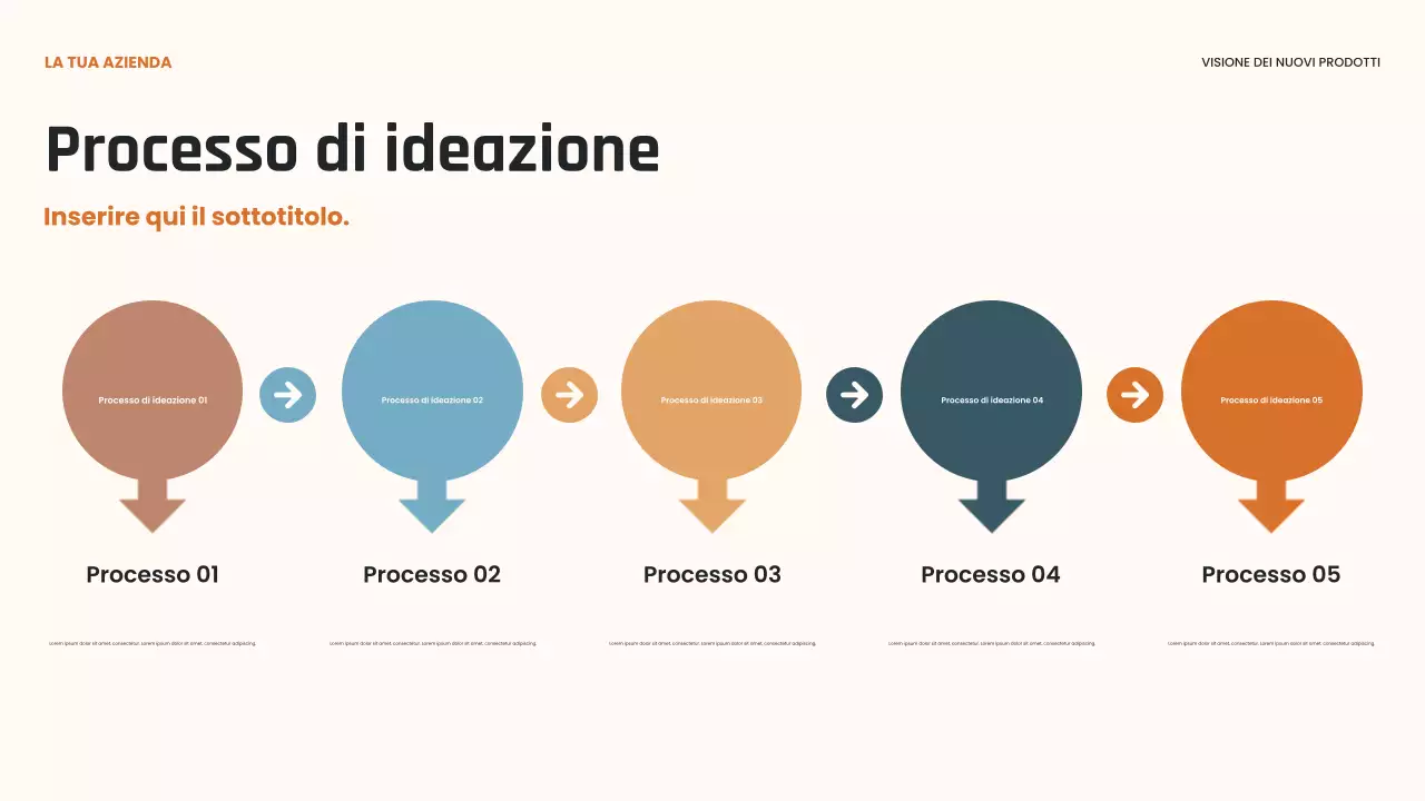 Presentazione dell'innovazione moderna nera