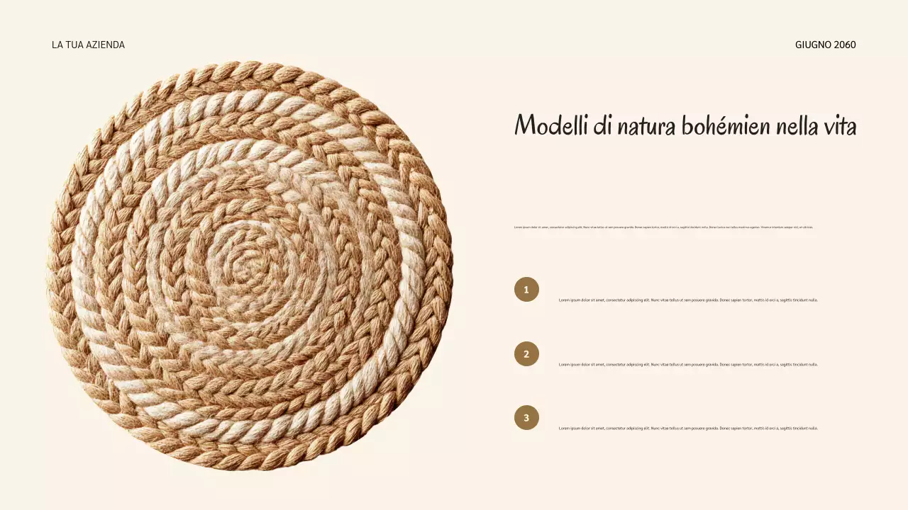 Presentazione sui cicli di vita della natura botanica della salvia