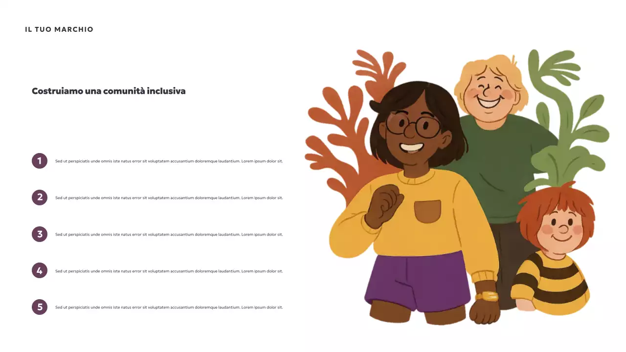 Presentazione della classe multiculturale Coral Playful