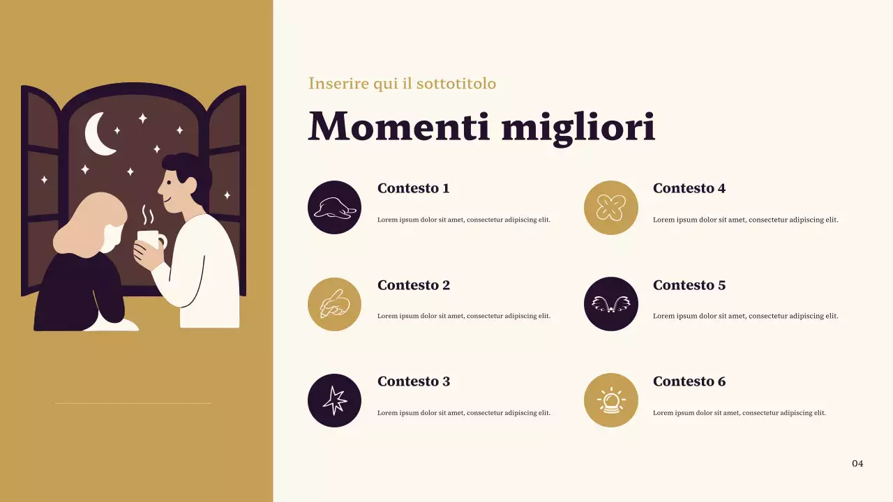 Presentazione del mio personaggio preferito, classico viola e marrone