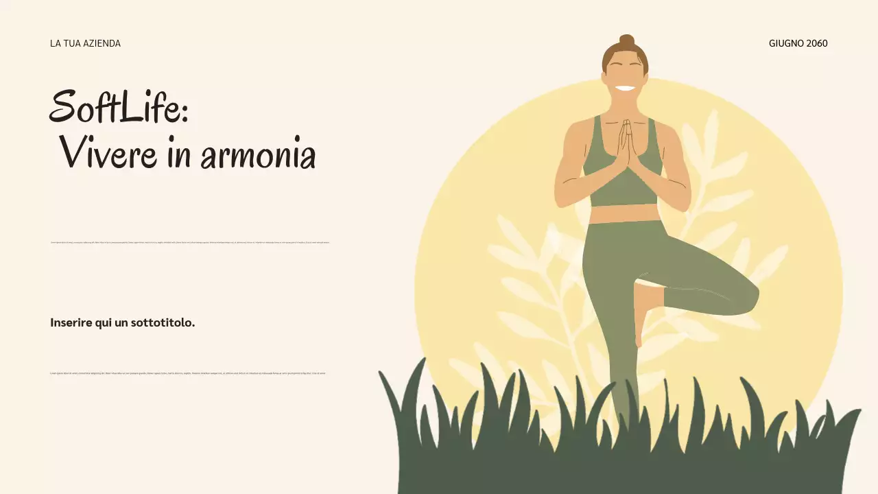 Presentazione sui cicli di vita della natura botanica della salvia