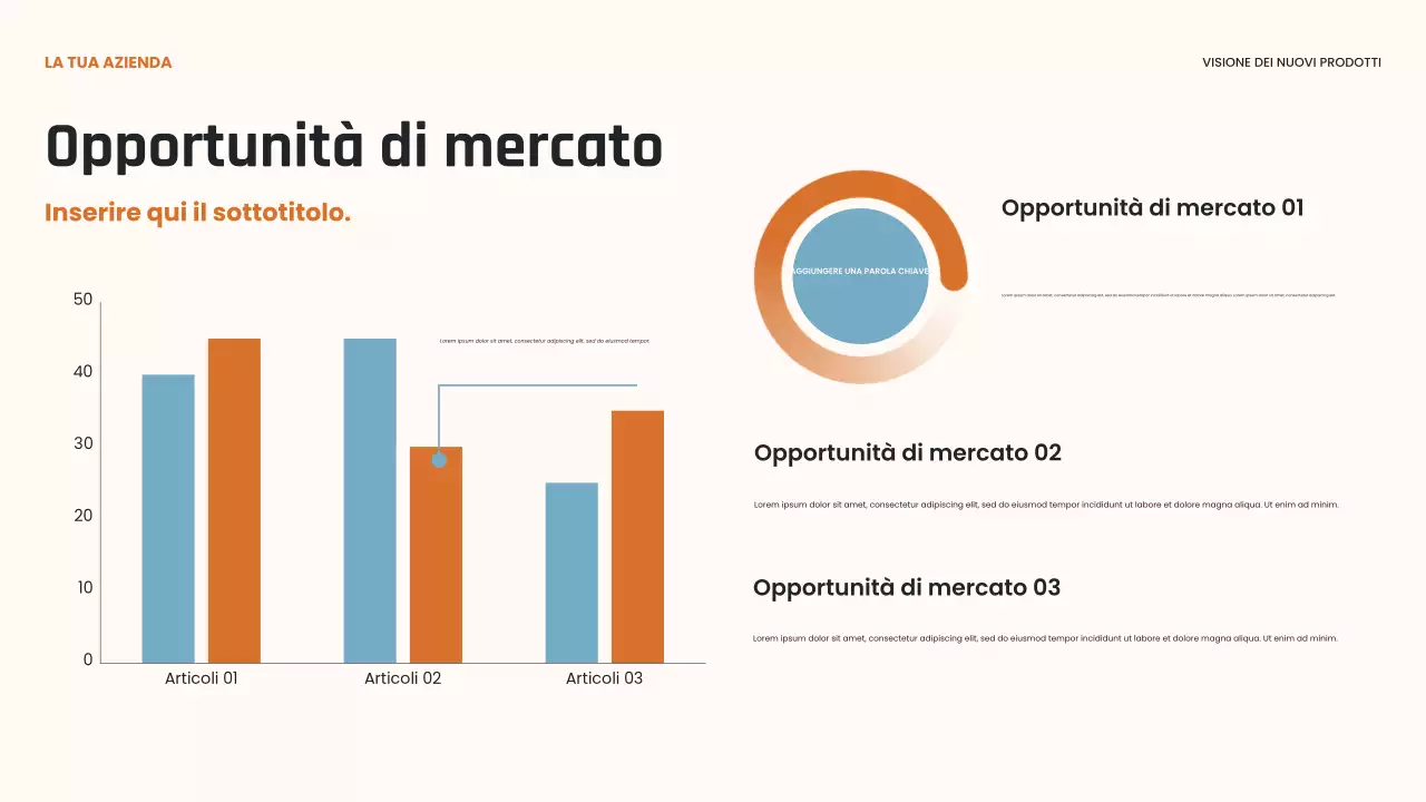 Presentazione dell'innovazione moderna nera