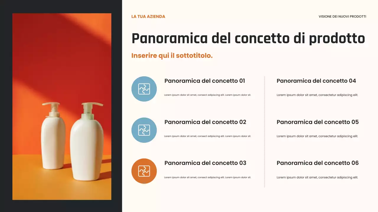 Presentazione dell'innovazione moderna nera