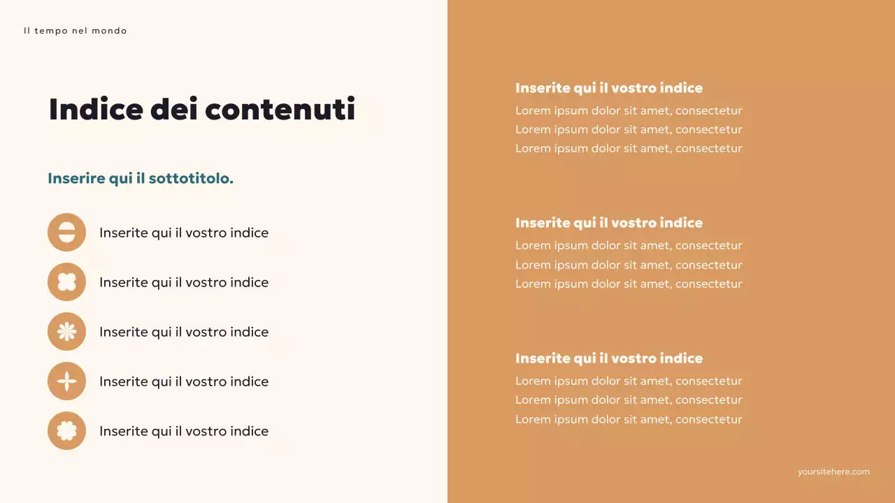 Presentazione del meteo moderno in verde acqua