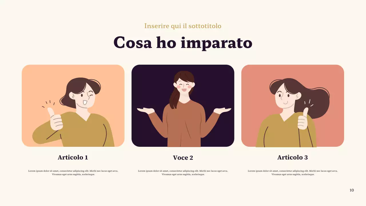 Presentazione del mio personaggio preferito, classico viola e marrone