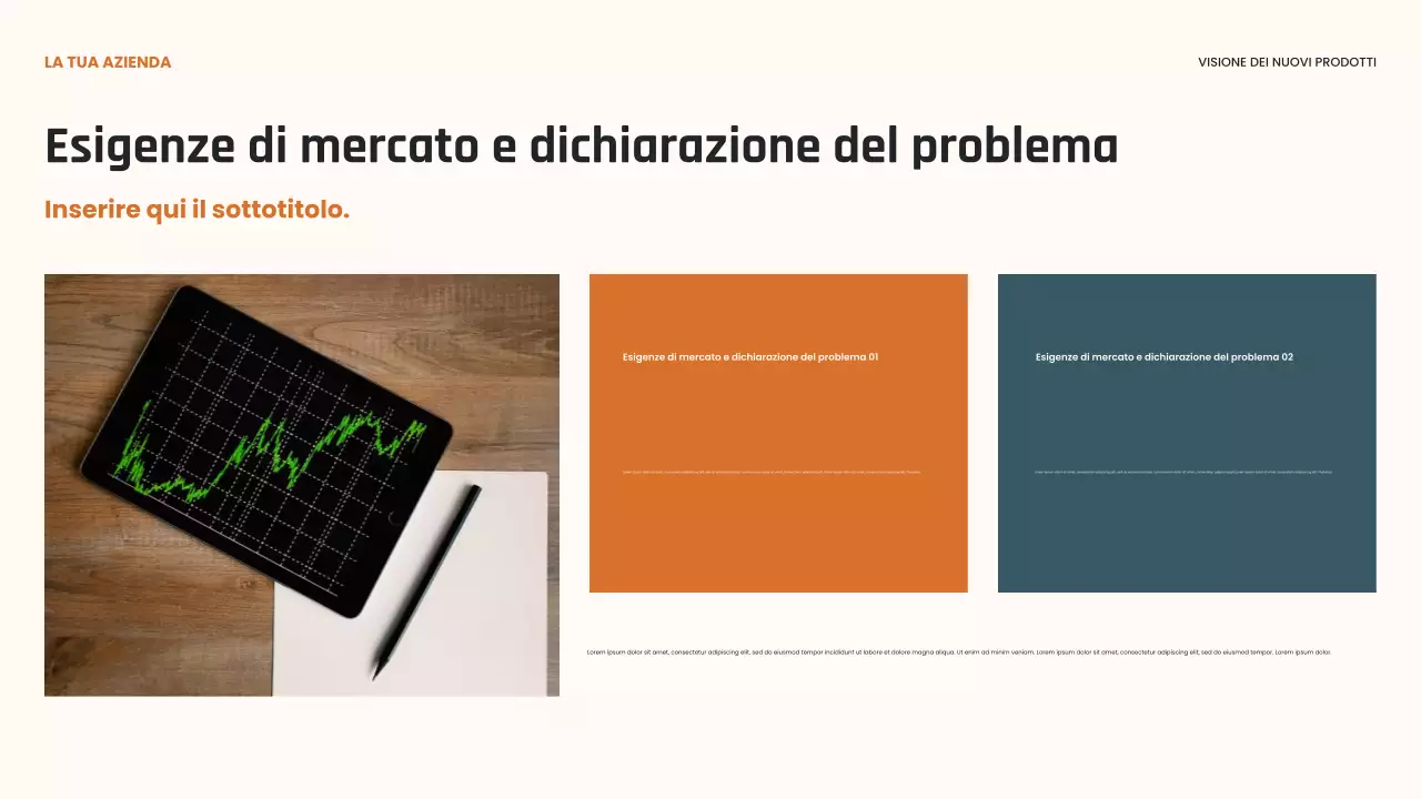 Presentazione dell'innovazione moderna nera