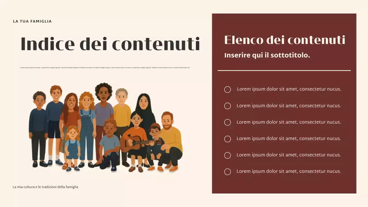 Presentazione della cultura elegante beige