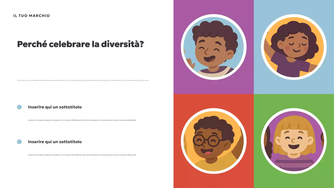 Presentazione della classe multiculturale Coral Playful