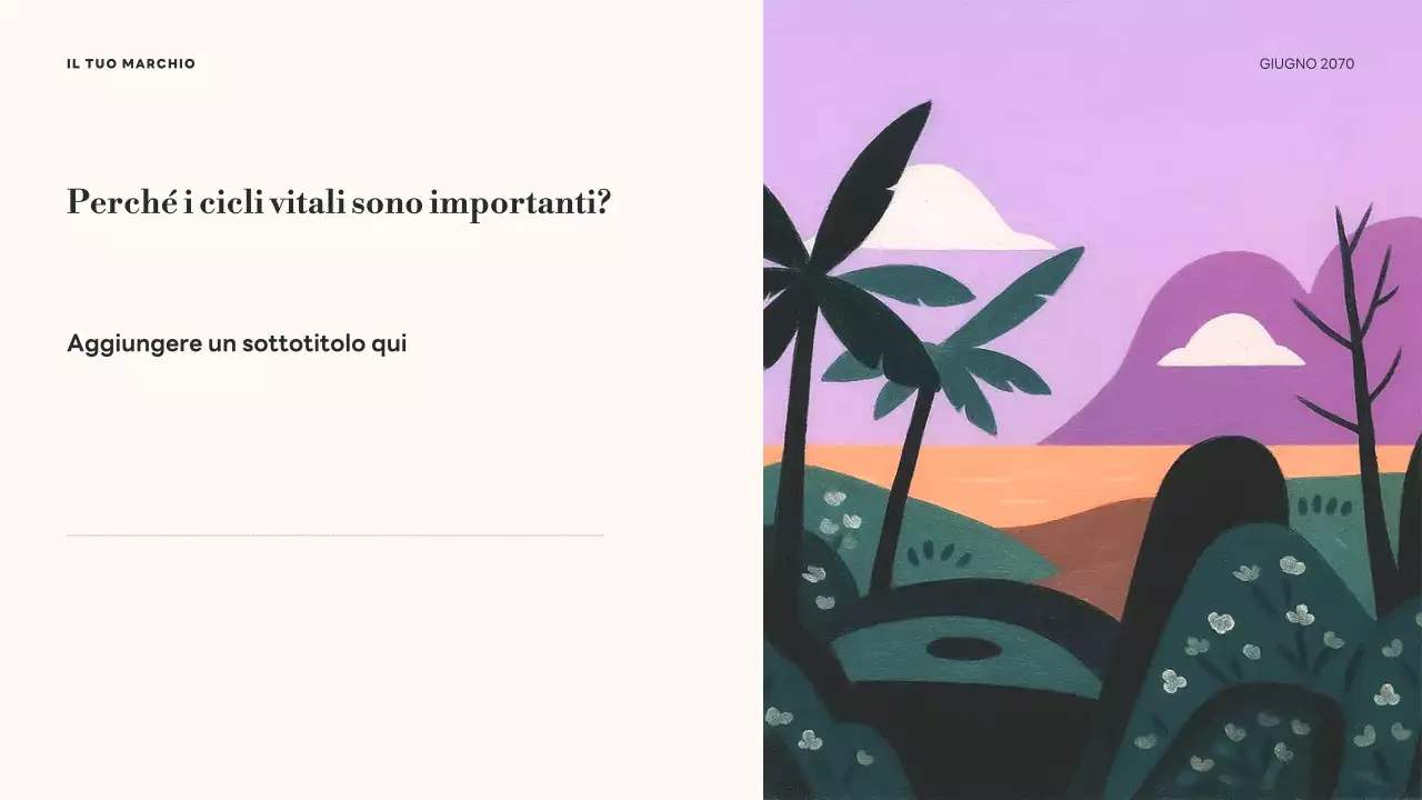 Presentazione sui cicli di vita botanici verdi