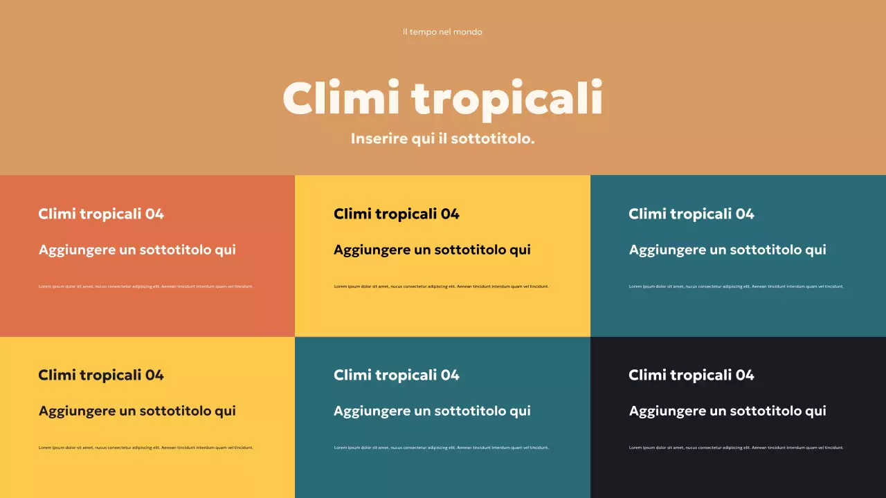 Presentazione del meteo moderno in verde acqua
