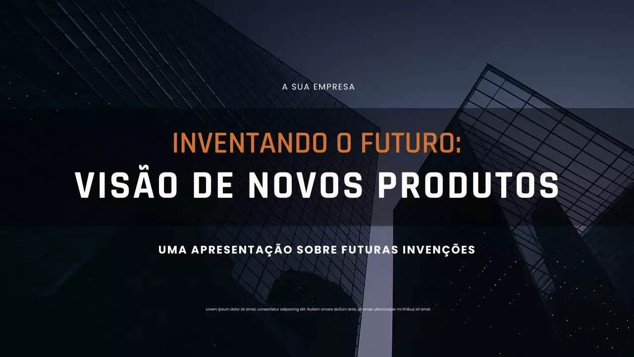Apresentação da Black Modern Innovation