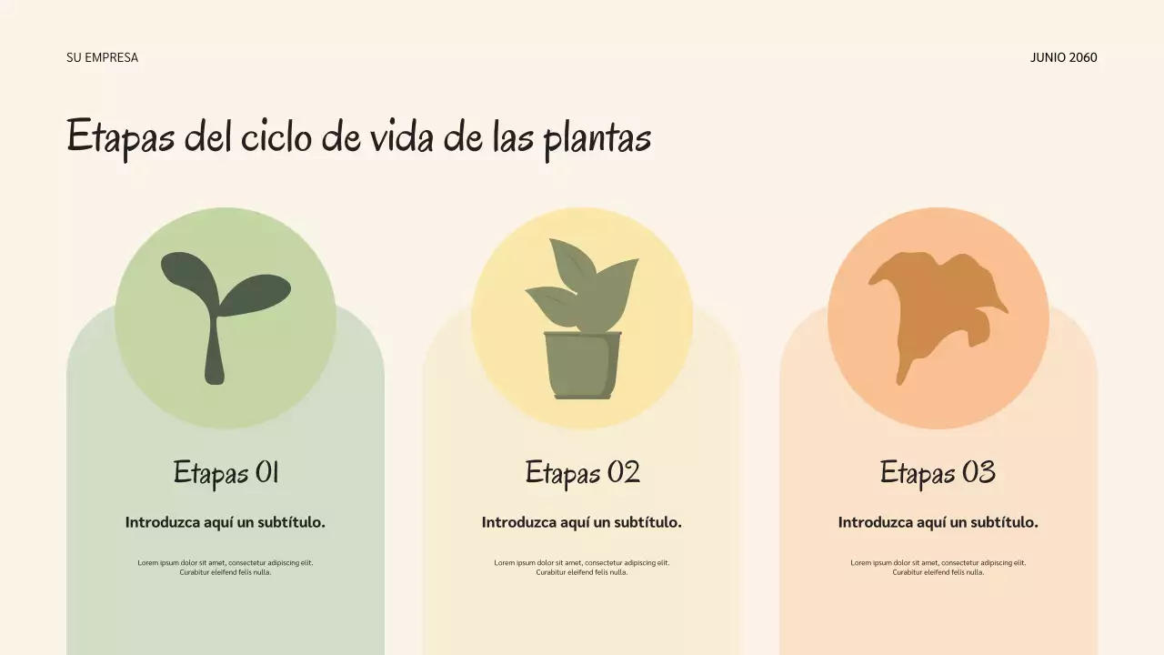 Presentación de los ciclos de vida de Sage Botanical Nature