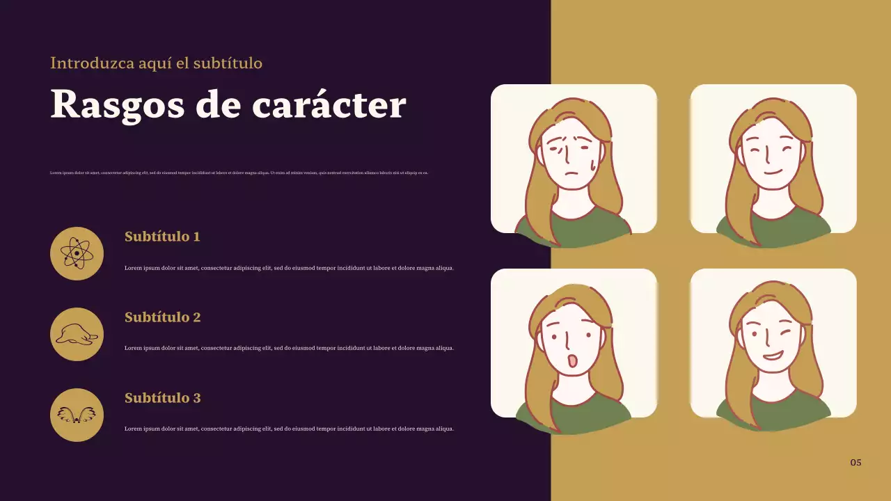 Presentación de mi personaje favorito clásico morado y marrón