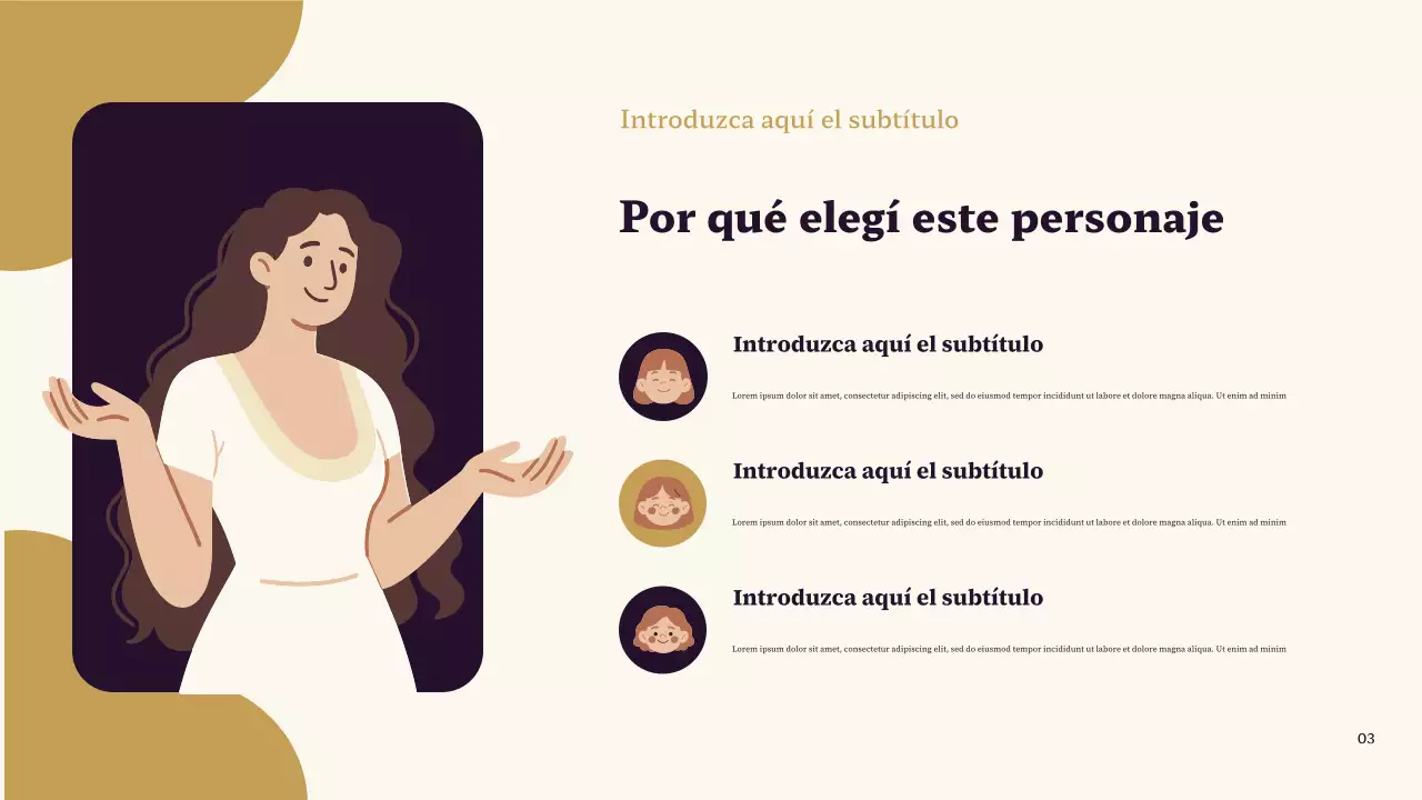 Presentación de mi personaje favorito clásico morado y marrón