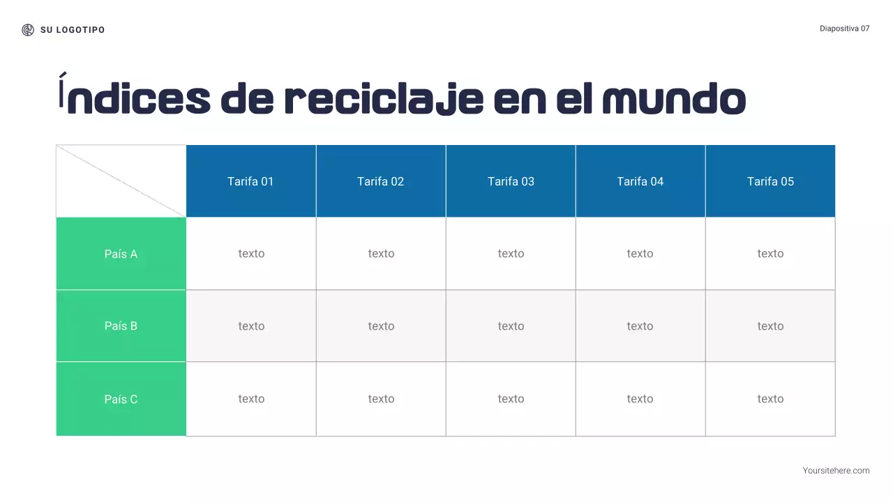 Presentación de Navy and Green Modern: Por qué es importante el reciclaje