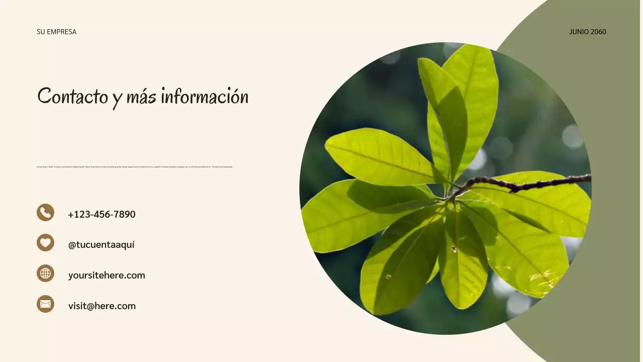 Presentación de los ciclos de vida de Sage Botanical Nature
