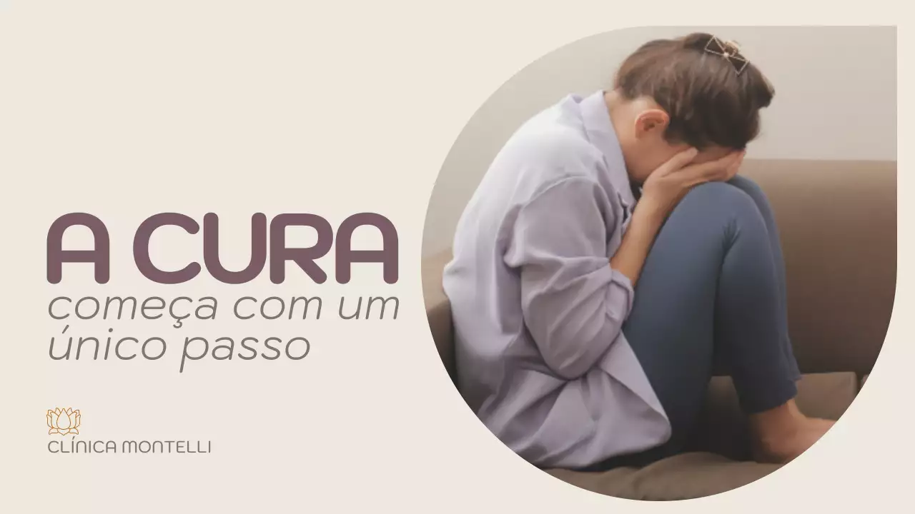 Apresentação de anúncio de saúde mental mínima bege