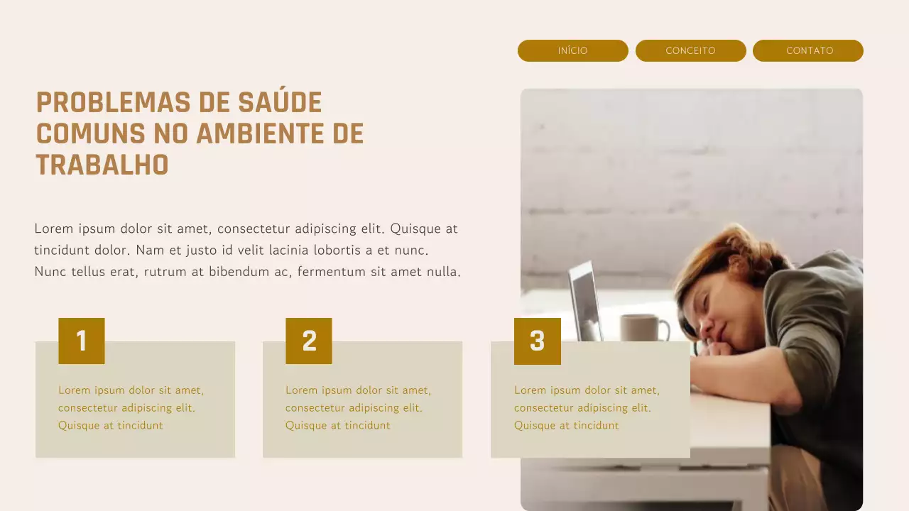 Apresentação de Layout de Equipe Moderna Amarela