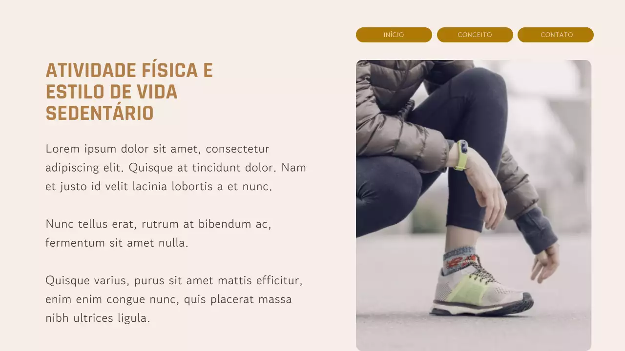 Apresentação de Layout de Equipe Moderna Amarela