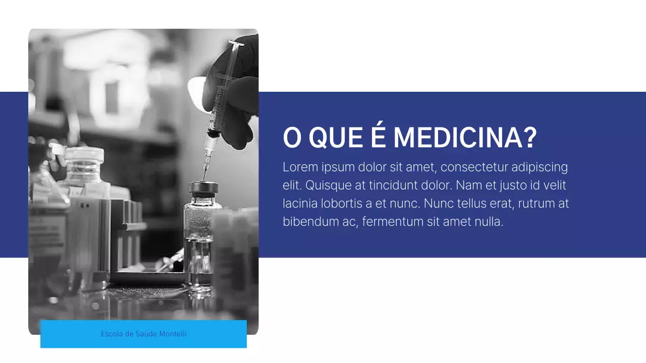 Apresentação Blue Modern Healthcare