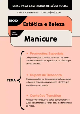 Cartaz promocional da Coral Modern Beauty