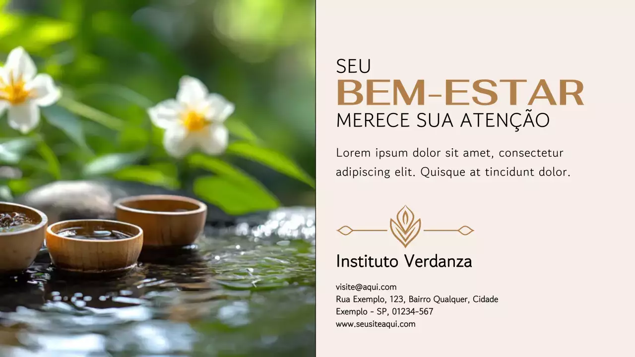 Apresentação do Guia de Bem-Estar Moderno Bege