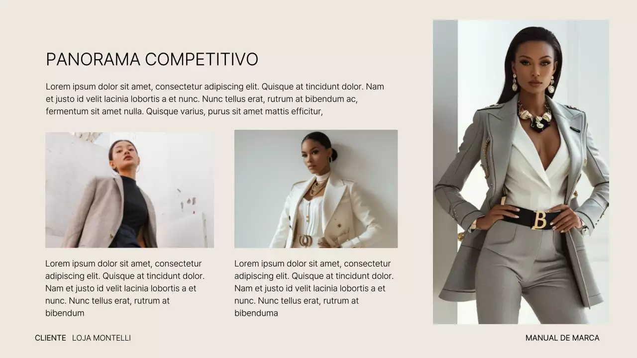 Apresentação do Manual de Moda Moderna Bege