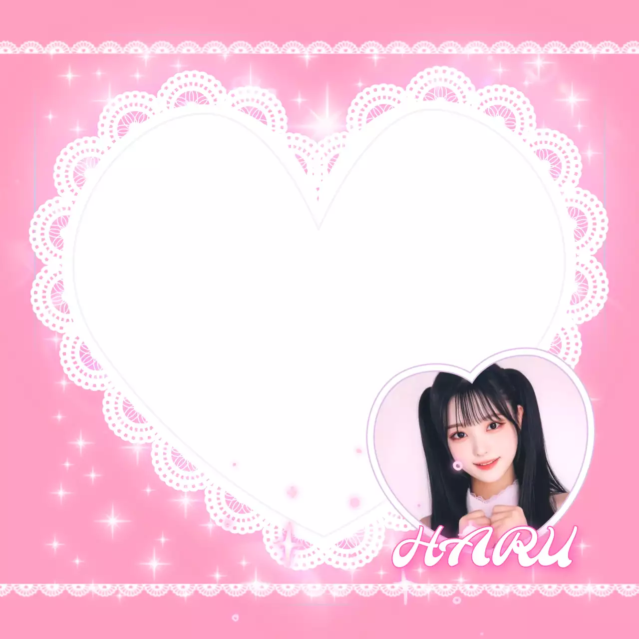 ピンク キュート 写真 フレーム 推し活