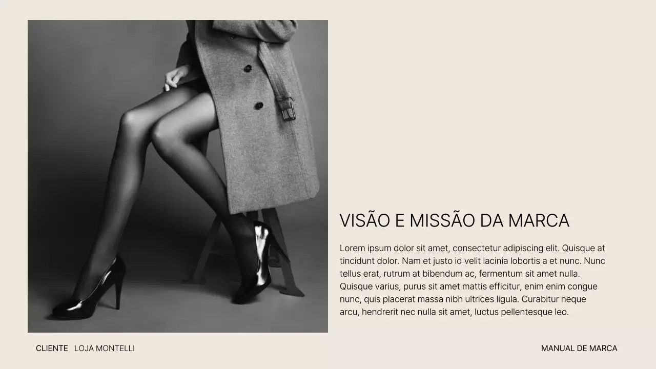 Apresentação do Manual de Moda Moderna Bege