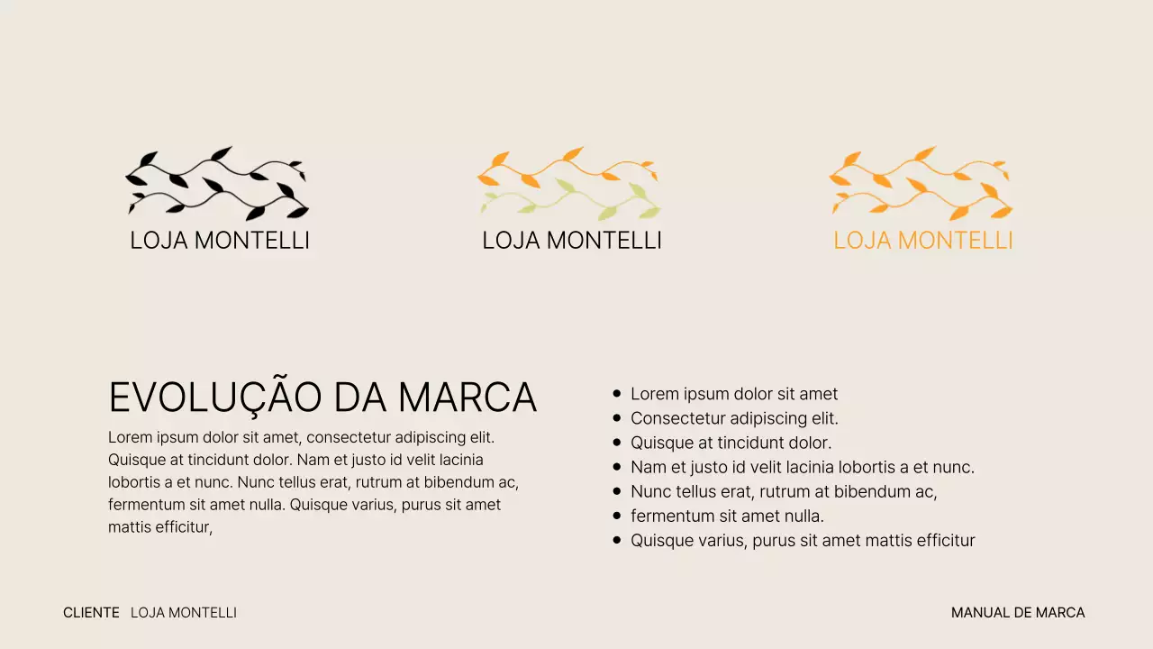 Apresentação do Manual de Moda Moderna Bege