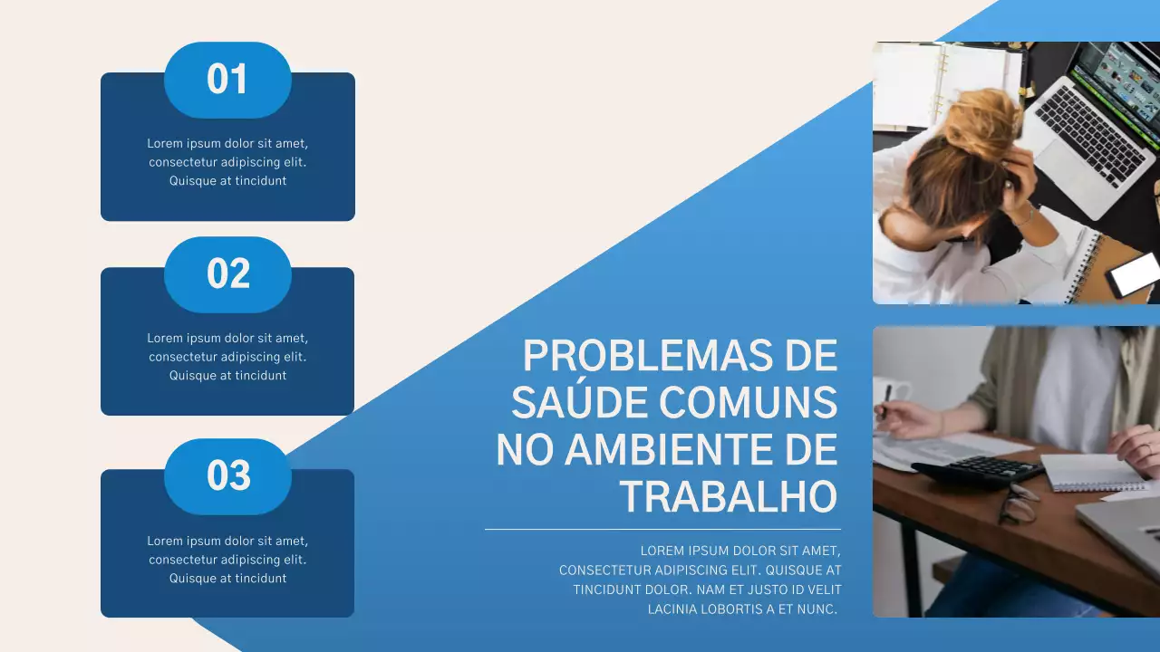 Apresentação do Guia do Funcionário Profissional Azul