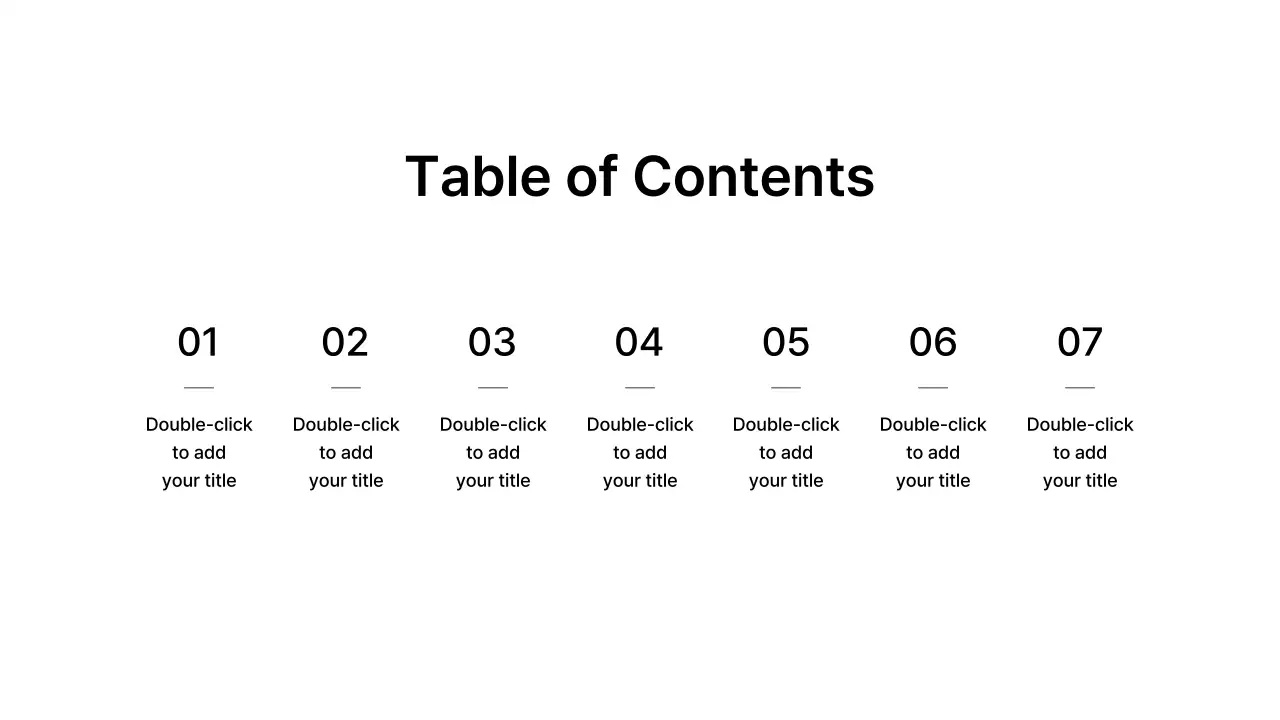Basic Layout_Table of Contents_English