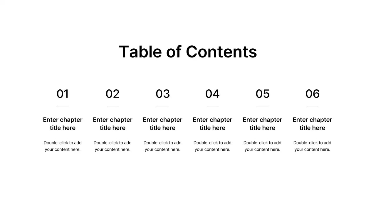 Basic Layout_Table of Contents_English