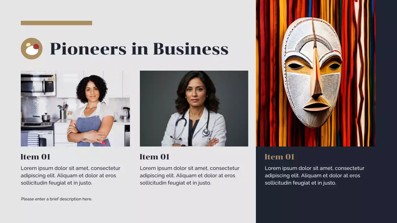 Navy Modern Black History Lecture Presentation