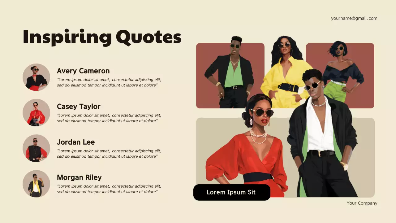 Maroon Geometric Black History Presentation