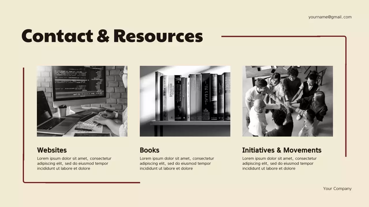 Maroon Geometric Black History Presentation