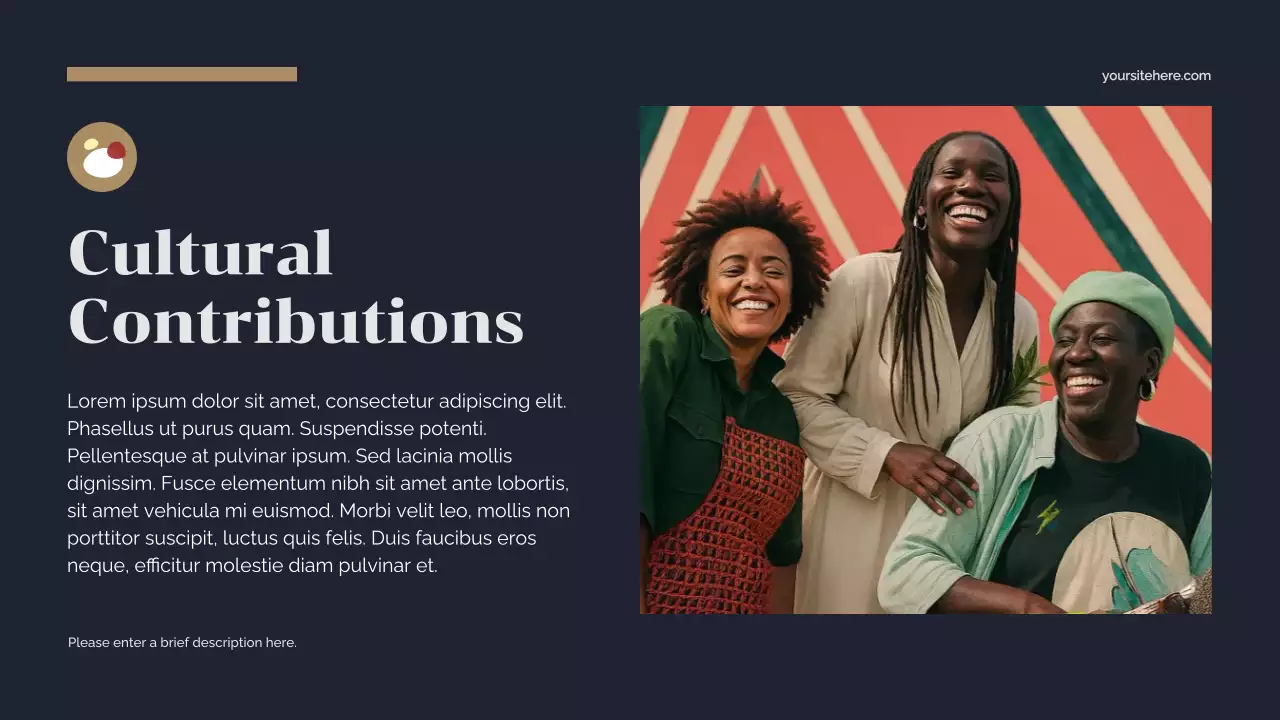 Navy Modern Black History Lecture Presentation