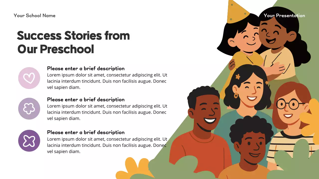 Blue Playful Preschool Introduction Presentation