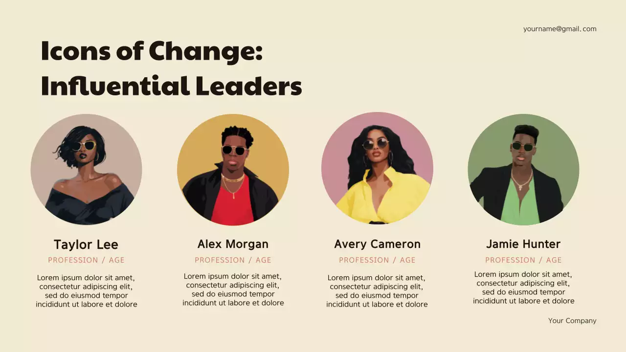 Maroon Geometric Black History Presentation