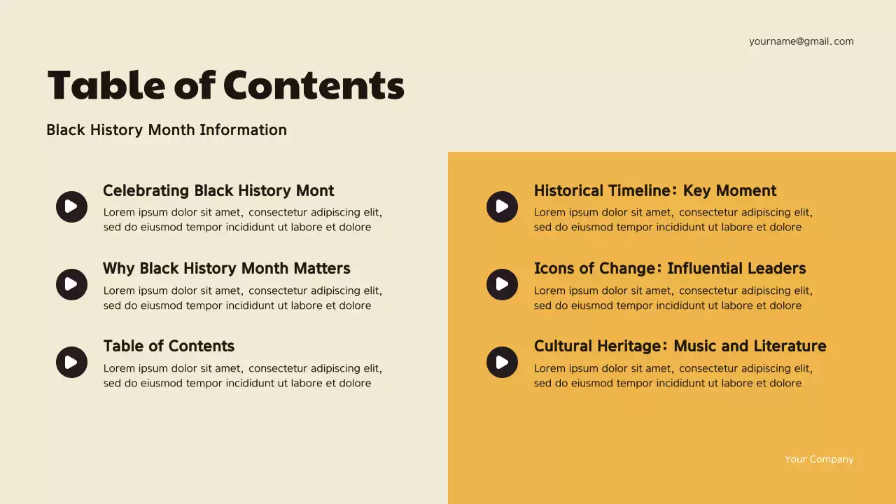Maroon Geometric Black History Presentation