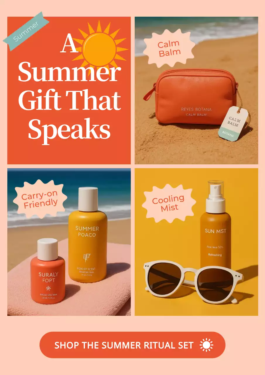 Orange Trendy Summer Promotion