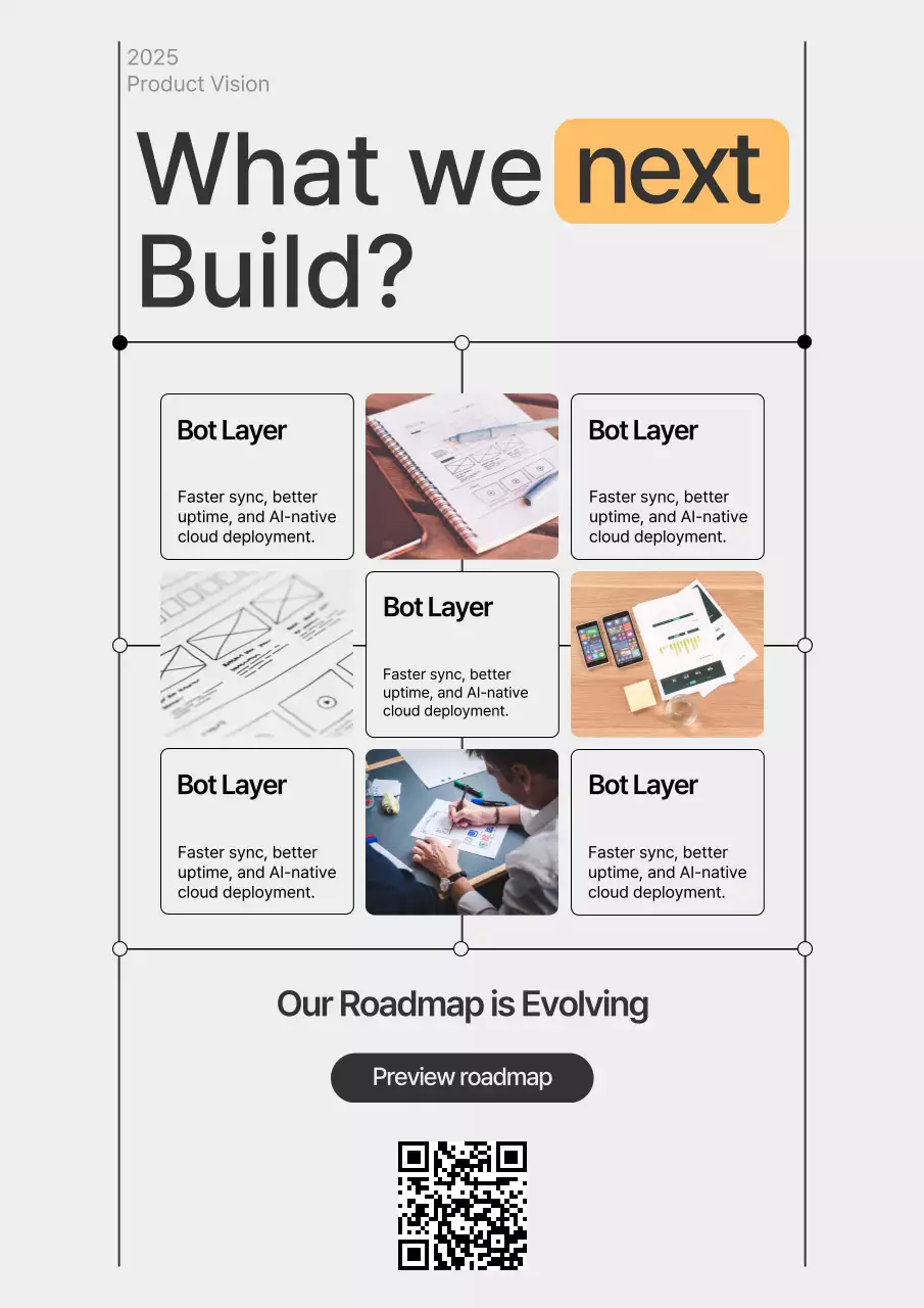 Grey Modern Product Teaser Announcement Poster