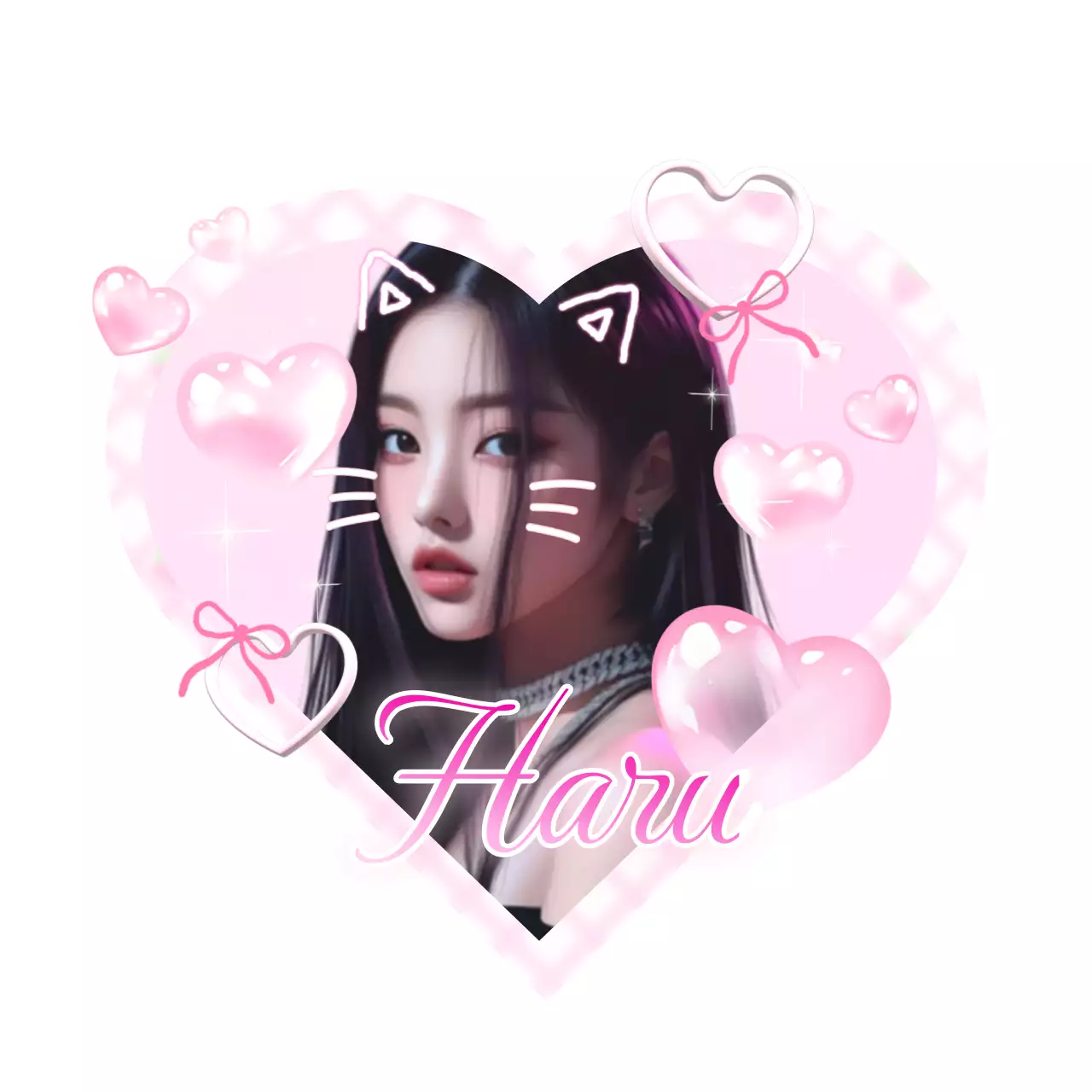 ピンク かわいい キャラクター ポスター 推し活