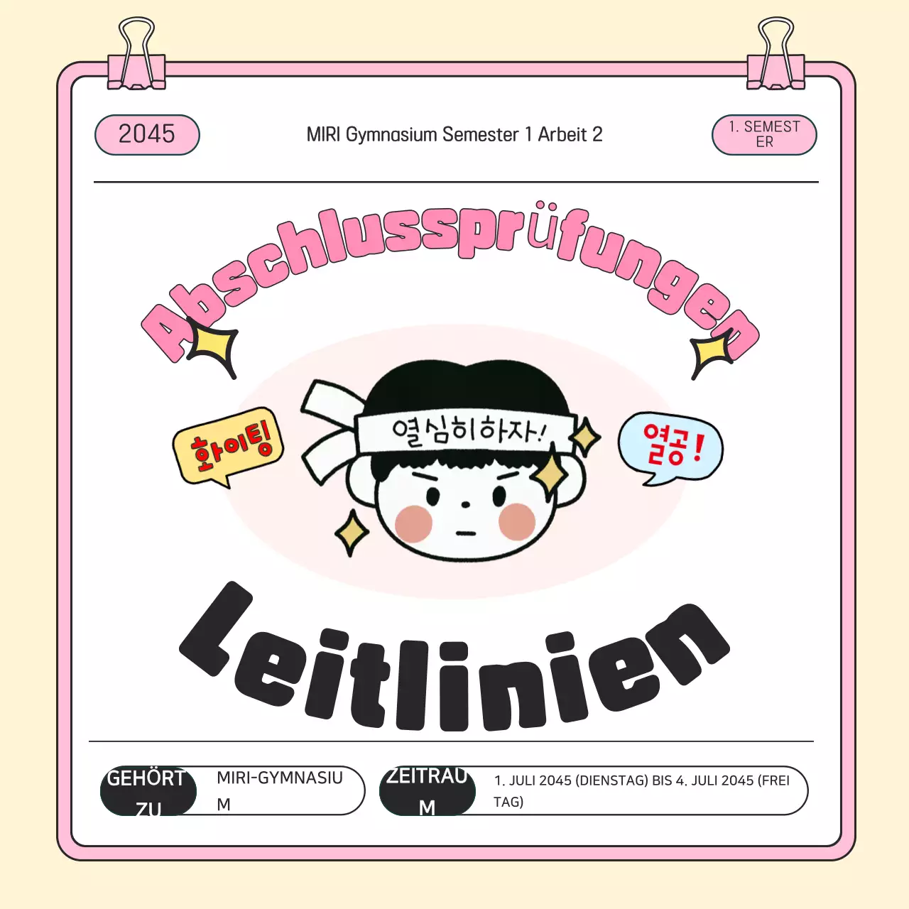 Pink Baby Testleitfaden