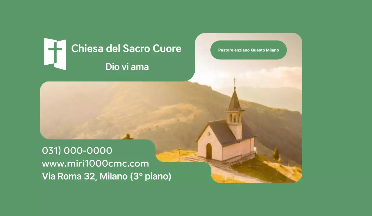 Promozione semplice della chiesa