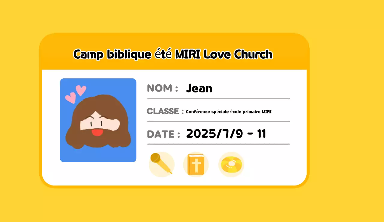 Guide du camp de l'église Yellow Baby