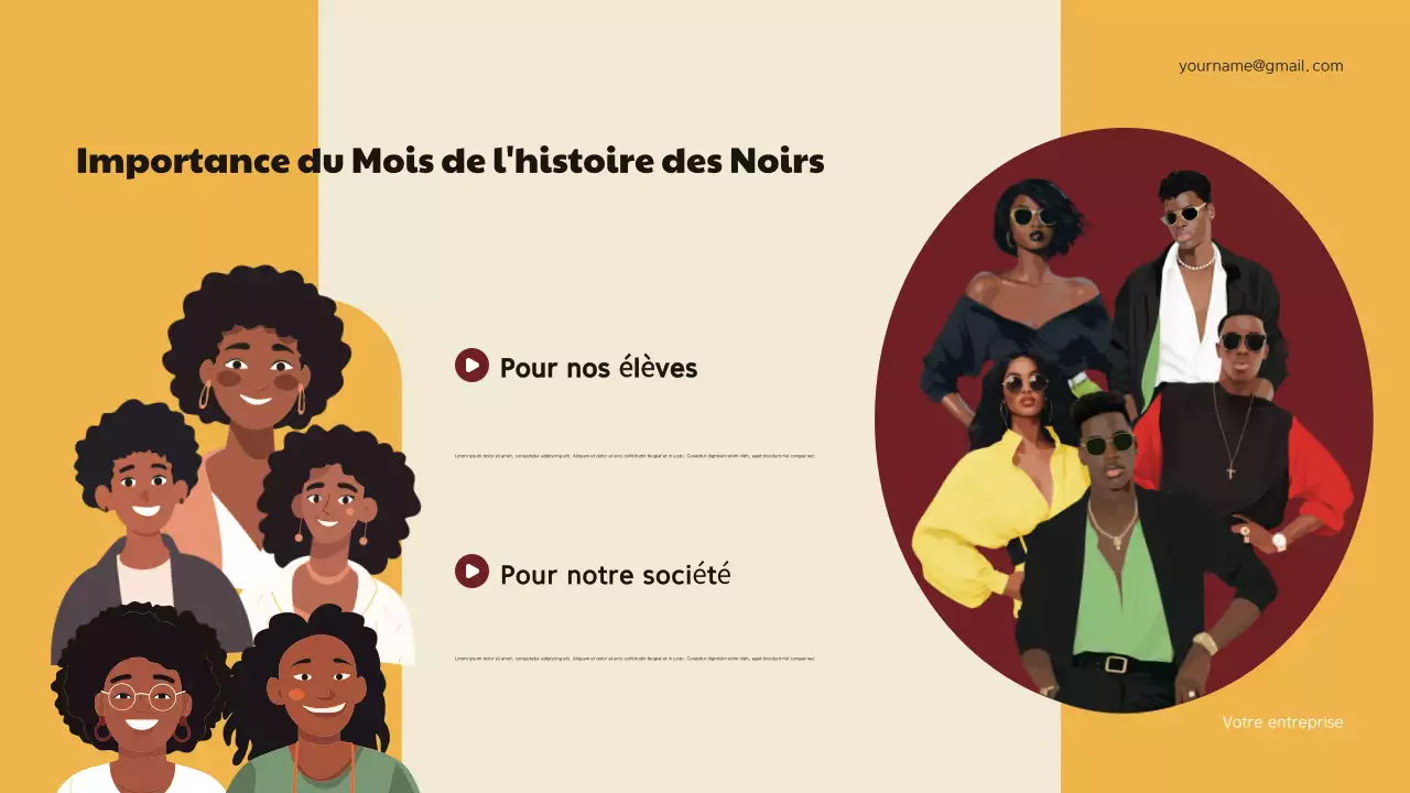 Présentation de l'annonce de l'histoire géométrique marron